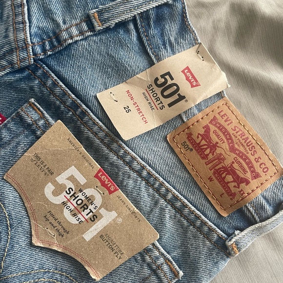 501 high rise LEVI’S shorts - Picture 6 of 8